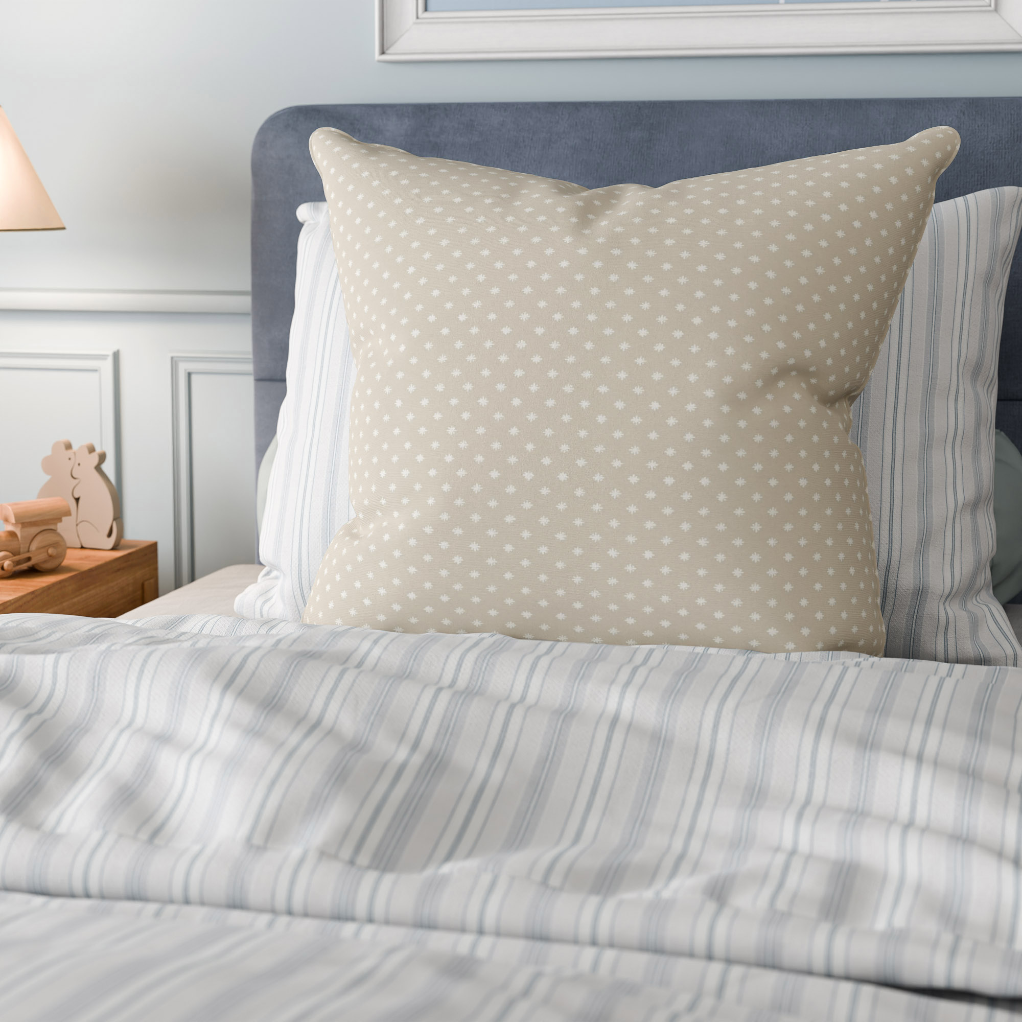 Laura Ashley Louise Star Almond Cushion