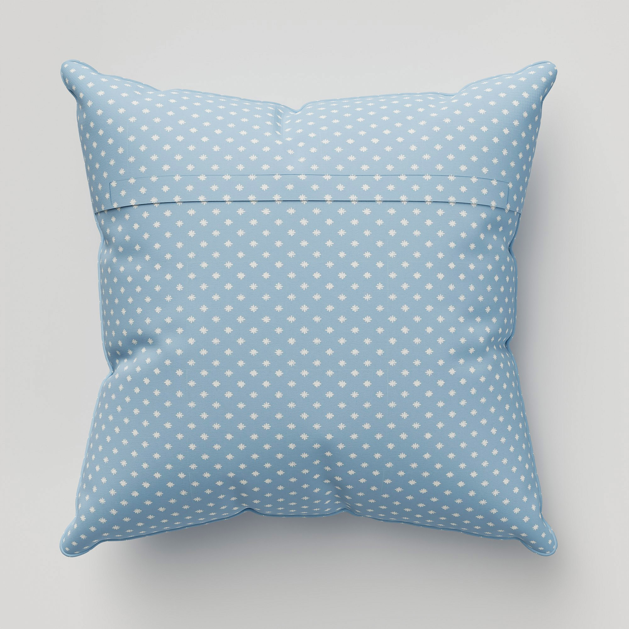 Laura Ashley Louise Star China Blue Cushion - Image 5