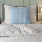 Laura Ashley Louise Star China Blue Cushion