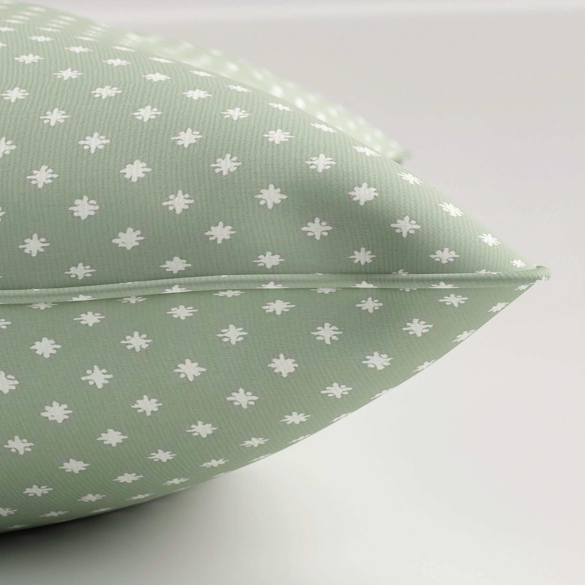 Laura Ashley Louise Star Sage Cushion - Image 4