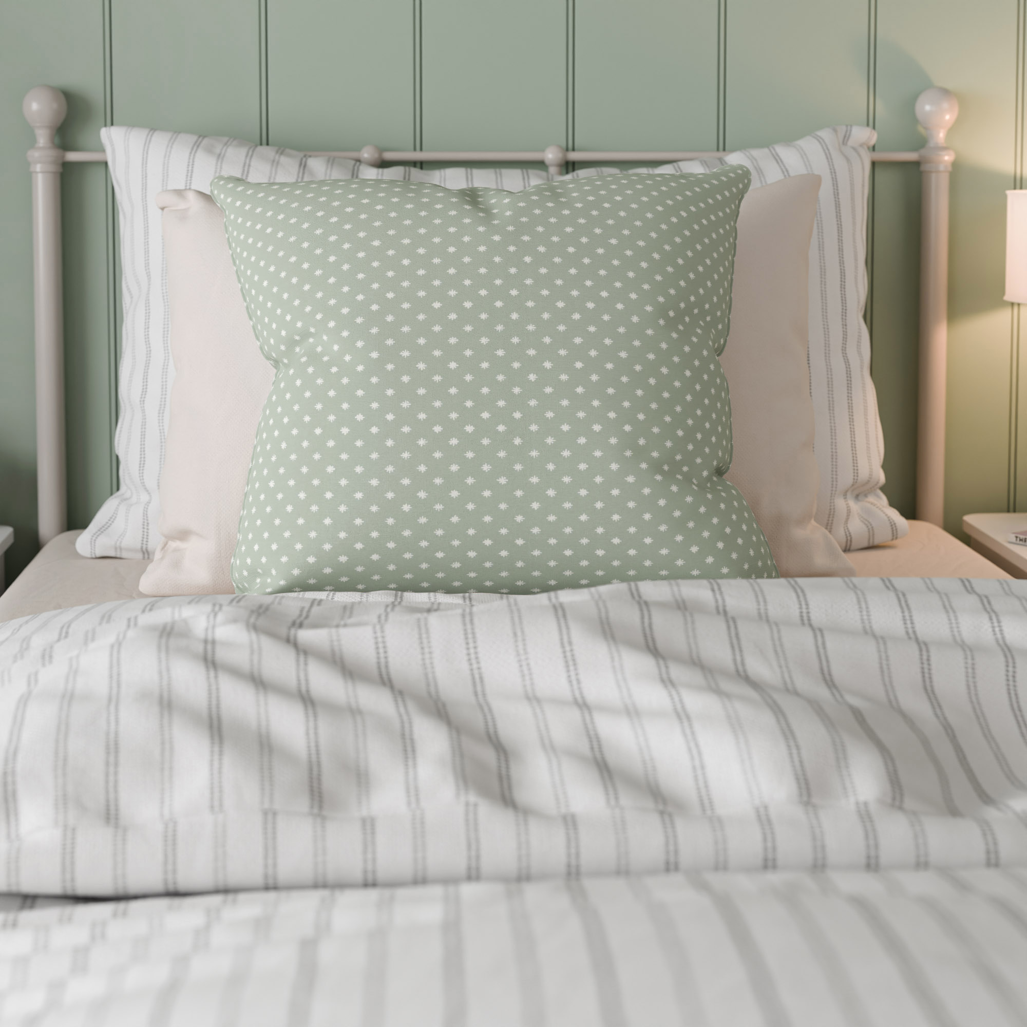 Laura Ashley Louise Star Sage Cushion