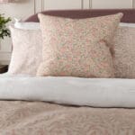 Laura Ashley Loveston Coral Pink Cushion