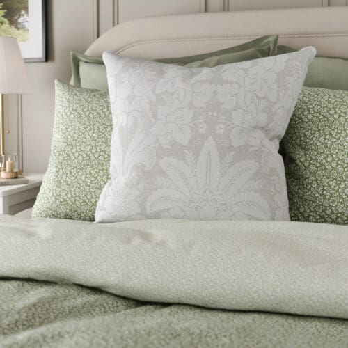 Laura Ashley Martigues Silver Cushion