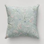 Laura Ashley Mosedale Posy Dark Duck Egg Blue Cushion