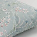 Laura Ashley Mosedale Posy Dark Duck Egg Blue Cushion