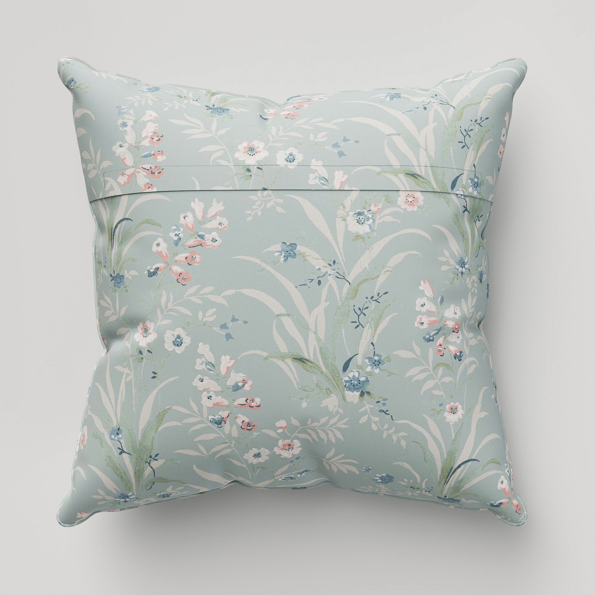 Laura Ashley Mosedale Posy Dark Duck Egg Blue Cushion - Image 5