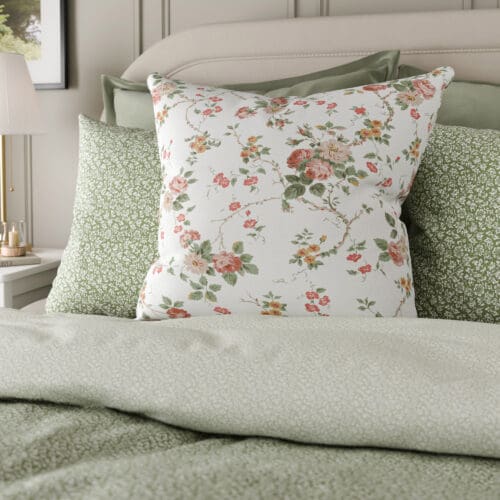 Laura Ashley Mountney Gardens Antique Pink Cushion