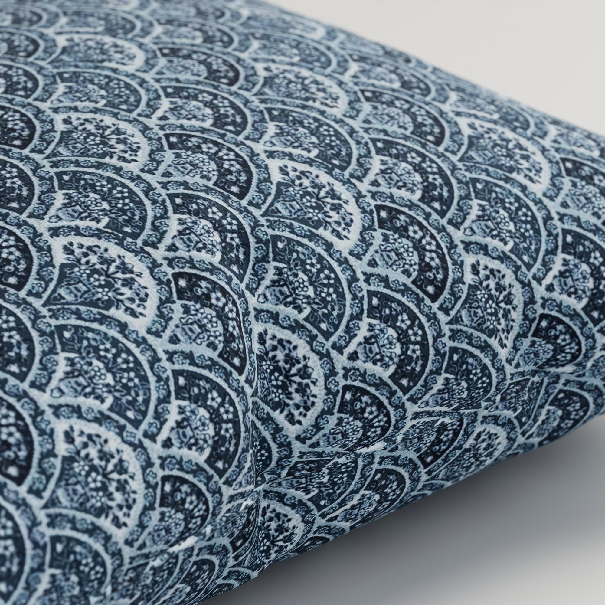 Laura Ashley Musica Print Dusky Seaspray Cushion - Image 3