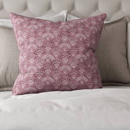 Laura Ashley Musica Velvet Dark Ruby Cushion