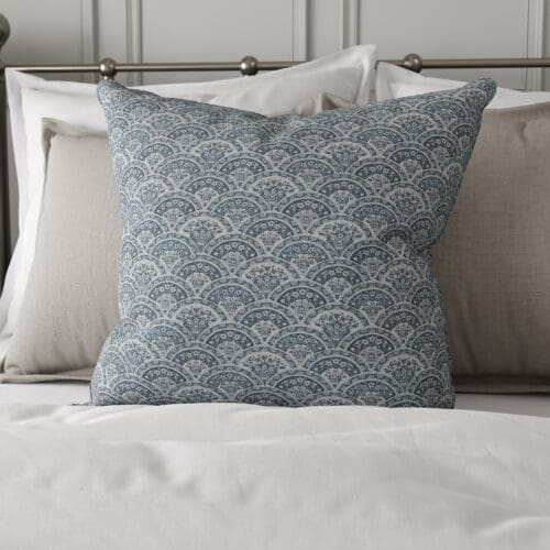 Laura Ashley Musica Velvet Dusky Seaspray Cushion
