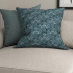 Laura Ashley Musica Velvet Spruce Cushion