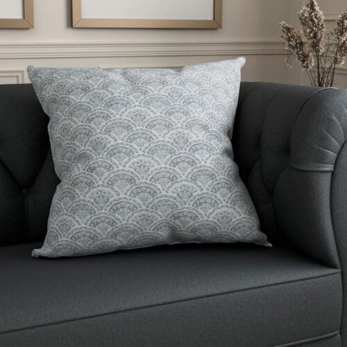 Laura Ashley Musica Velvet Steel Cushion