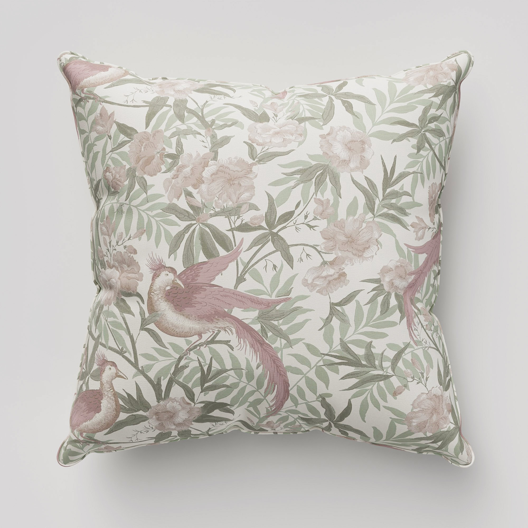 Laura Ashley Osterley Birds Mulberry Cushion - Image 2