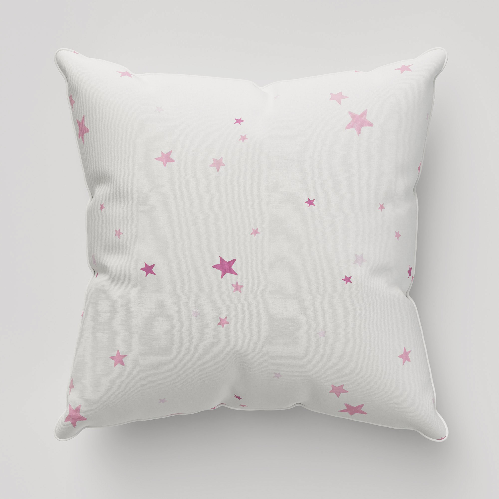 Laura Ashley Painterly Stars Pink Cushion - Image 2