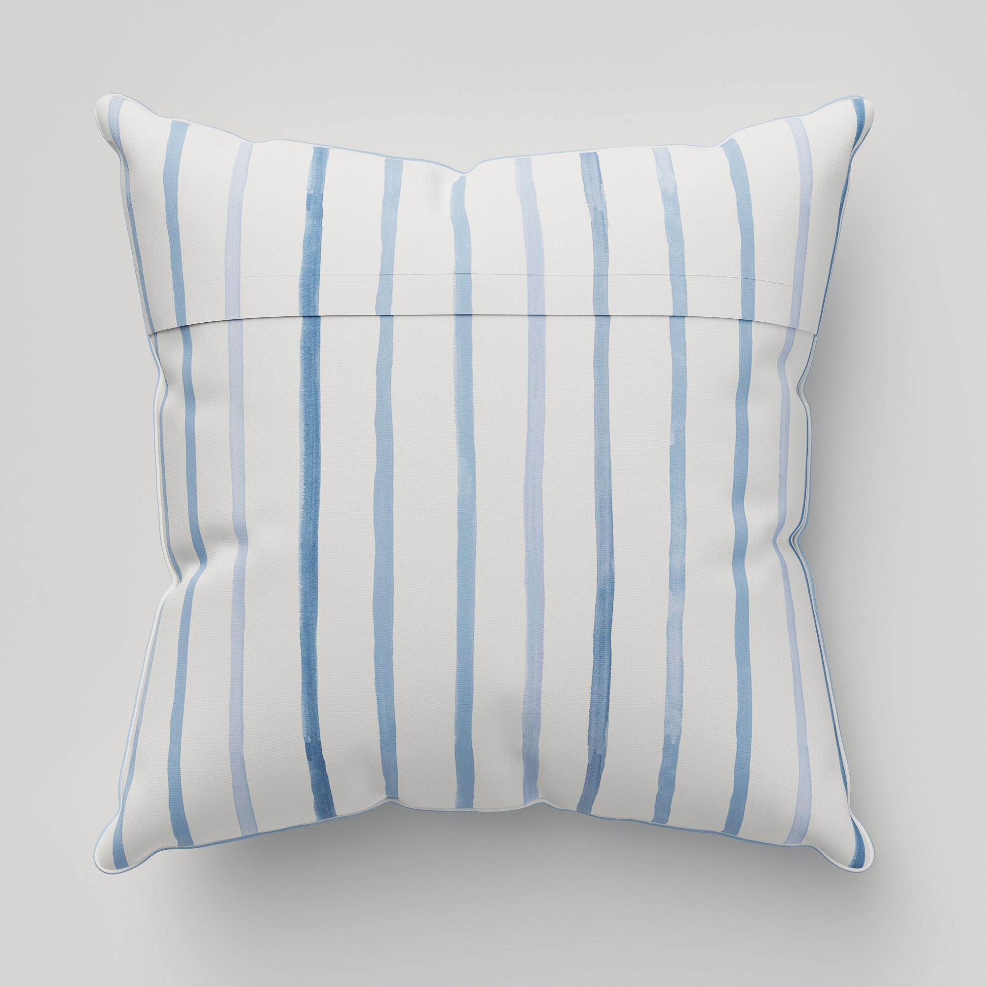 Laura Ashley Painterly Stripe Dark Seaspray Cushion - Image 5