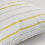 Laura Ashley Painterly Stripe Yellow Cushion