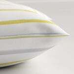 Laura Ashley Painterly Stripe Yellow Cushion
