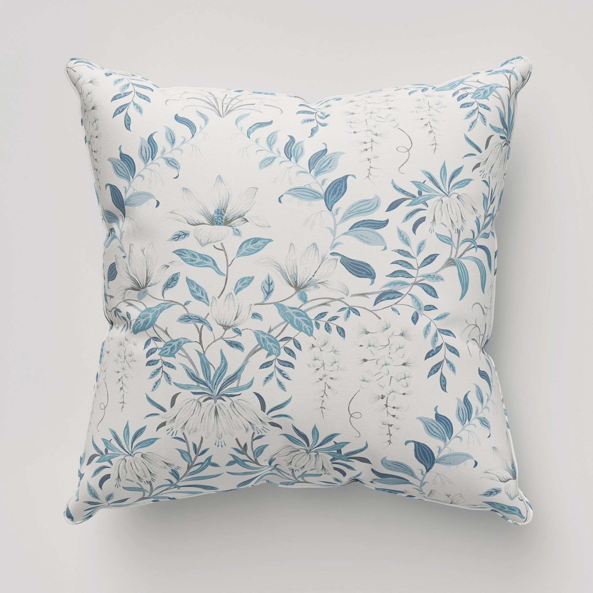 Laura Ashley Parterre Off White/Seaspray Cushion - Image 2
