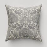 Laura Ashley Peacock Damask Steel Cushion