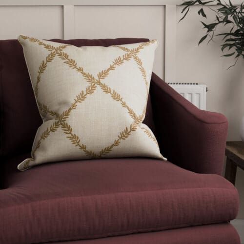 Laura Ashley Pennorth Amber Cushion