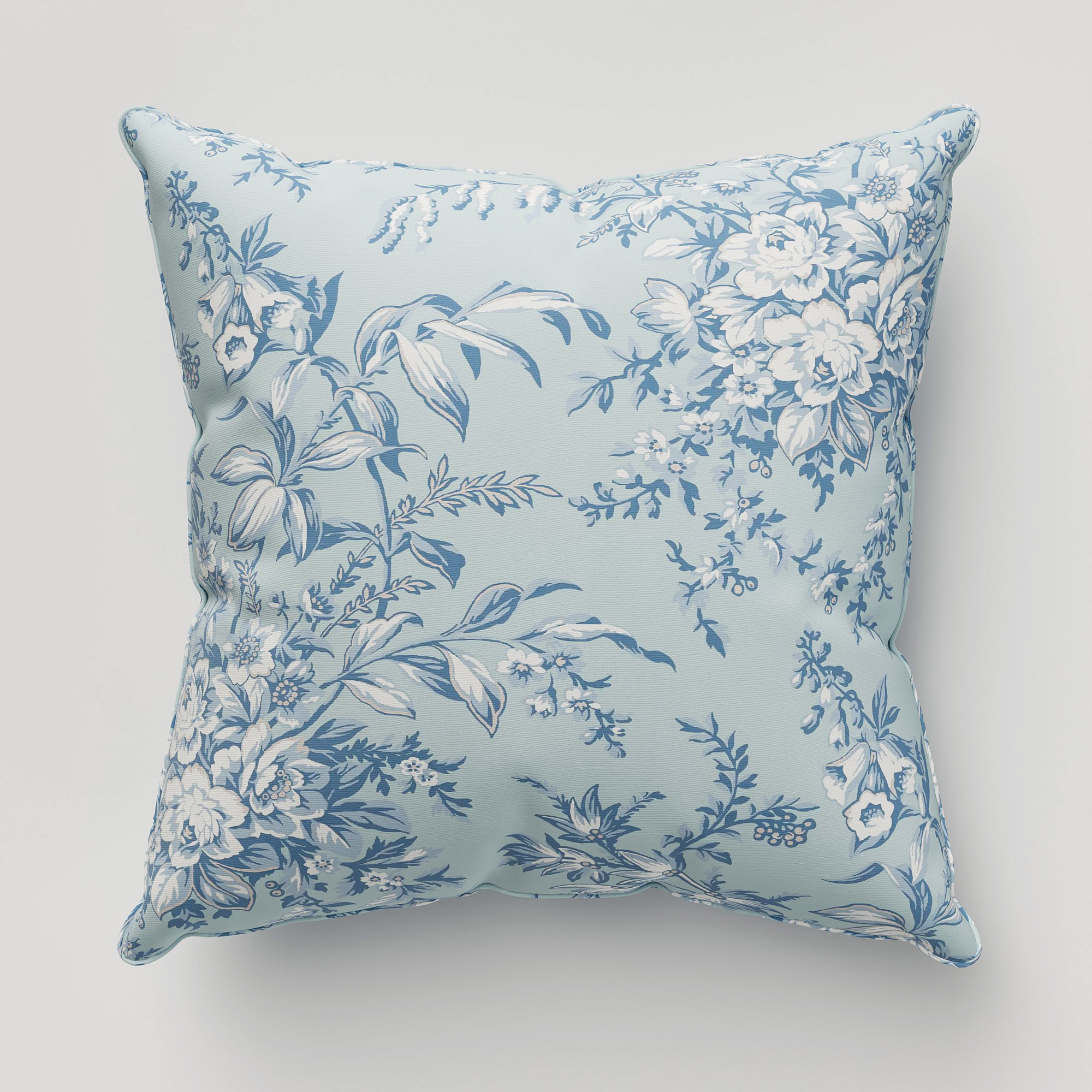 Laura Ashley Picardie Blue Sky Cushion - Image 2