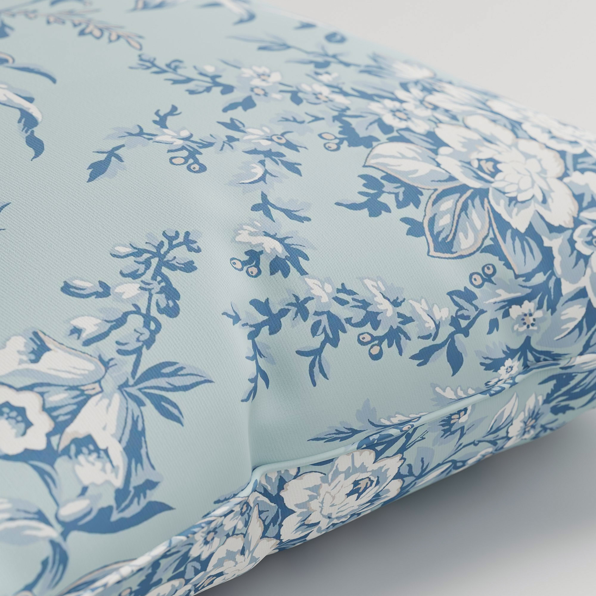 Laura Ashley Picardie Blue Sky Cushion - Image 3