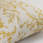 Laura Ashley Picardie Ochre Cushion