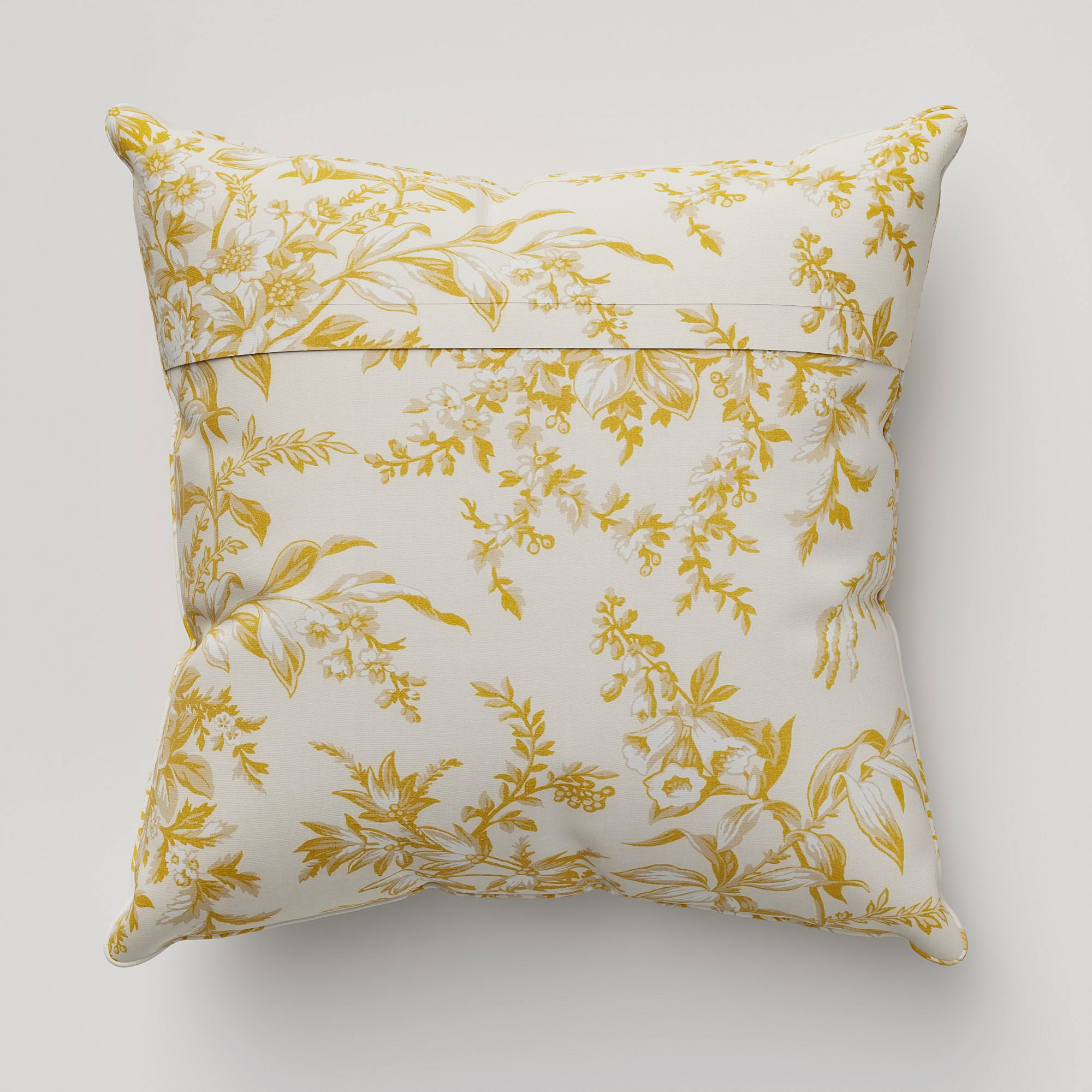 Laura Ashley Picardie Ochre Cushion - Image 5