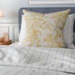 Laura Ashley Picardie Ochre Cushion