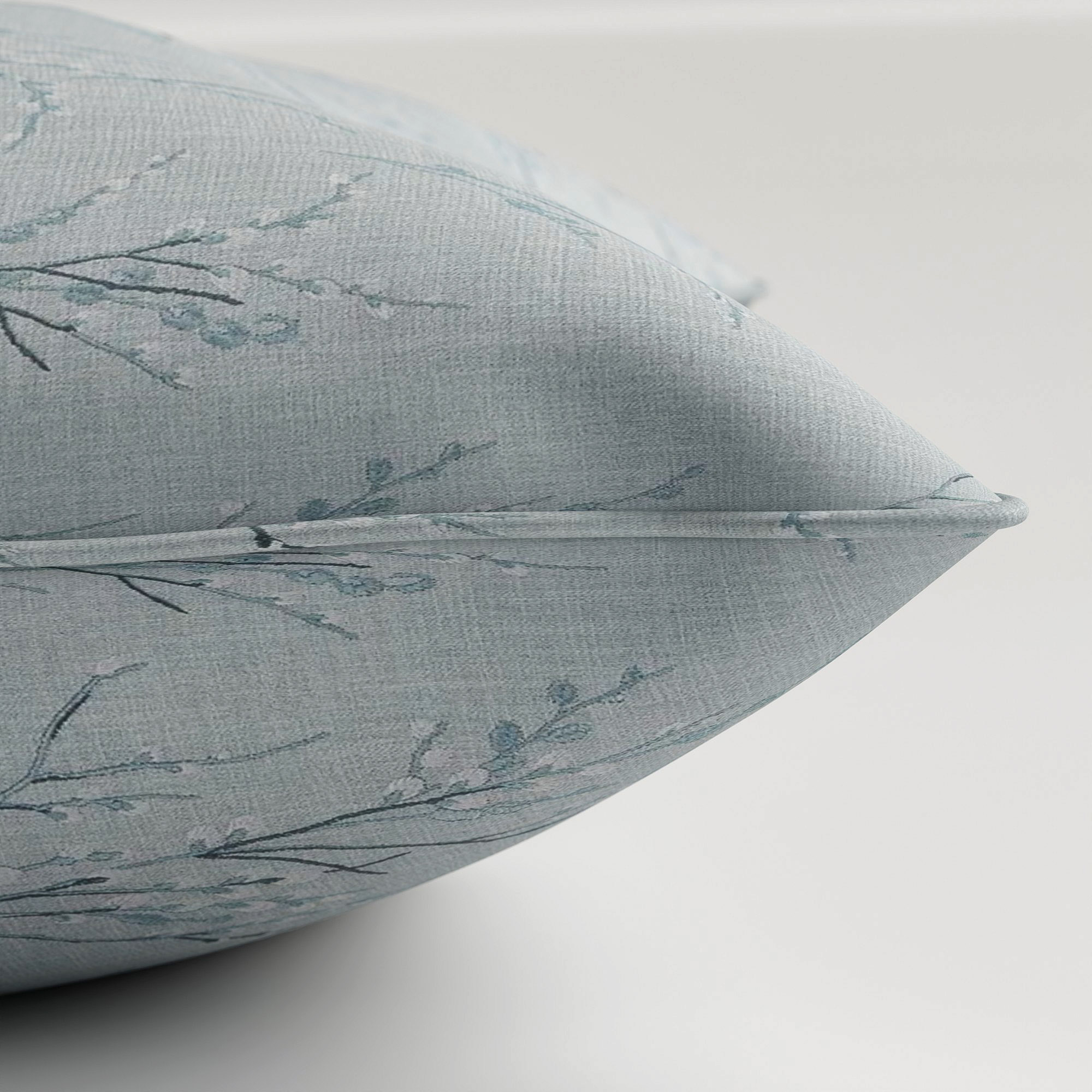Laura Ashley Pussy Willow Embroidery Seaspray Cushion - Image 4