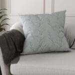 Laura Ashley Pussy Willow Embroidery Seaspray Cushion