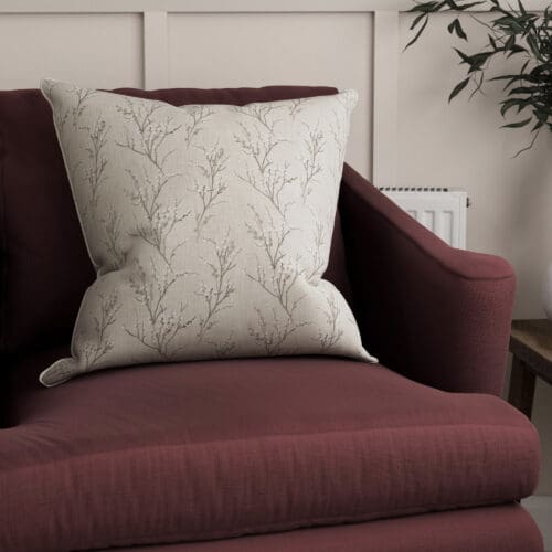 Laura Ashley Pussy Willow Embroidery Steel Cushion