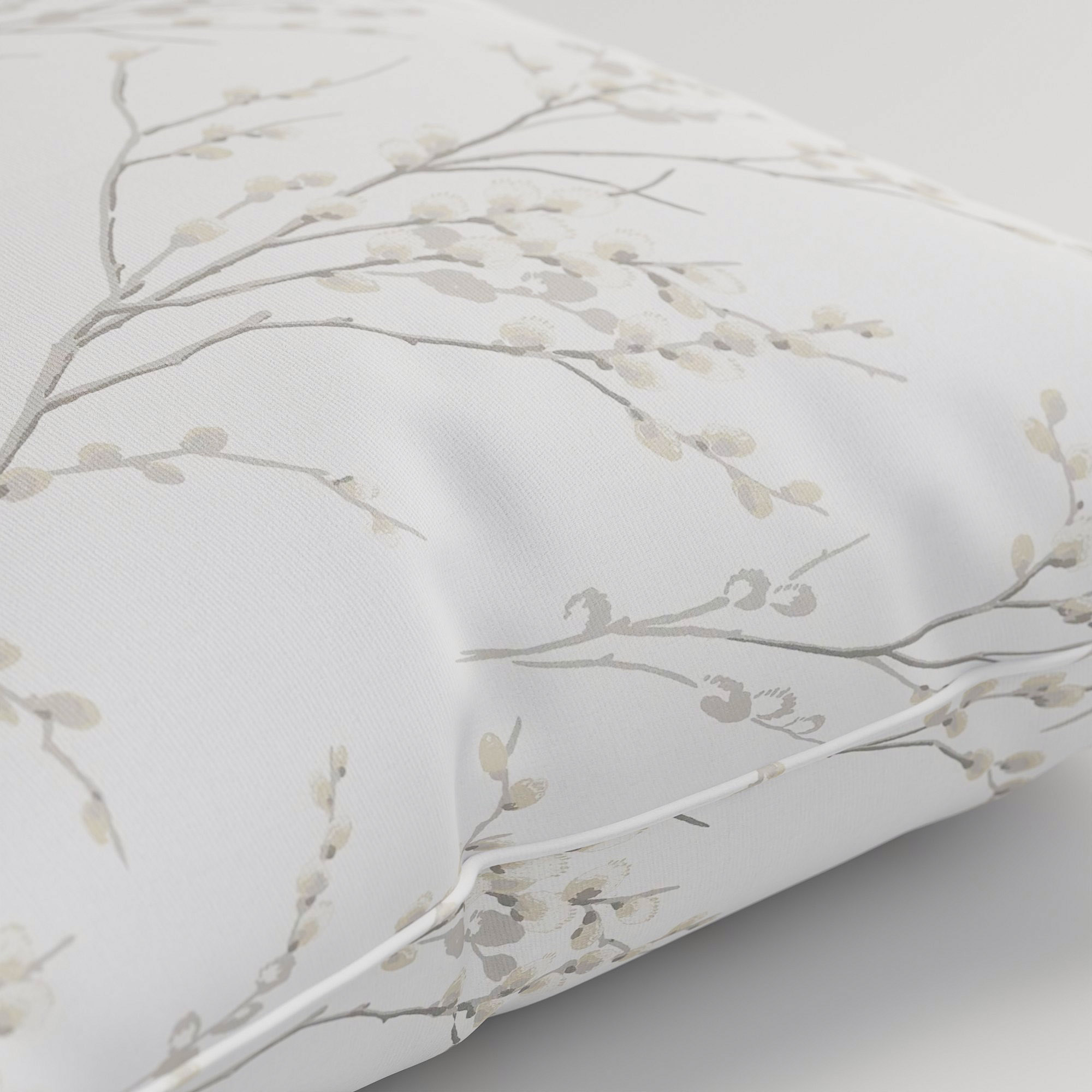 Laura Ashley Pussy Willow Dove Grey Cushion - Image 3