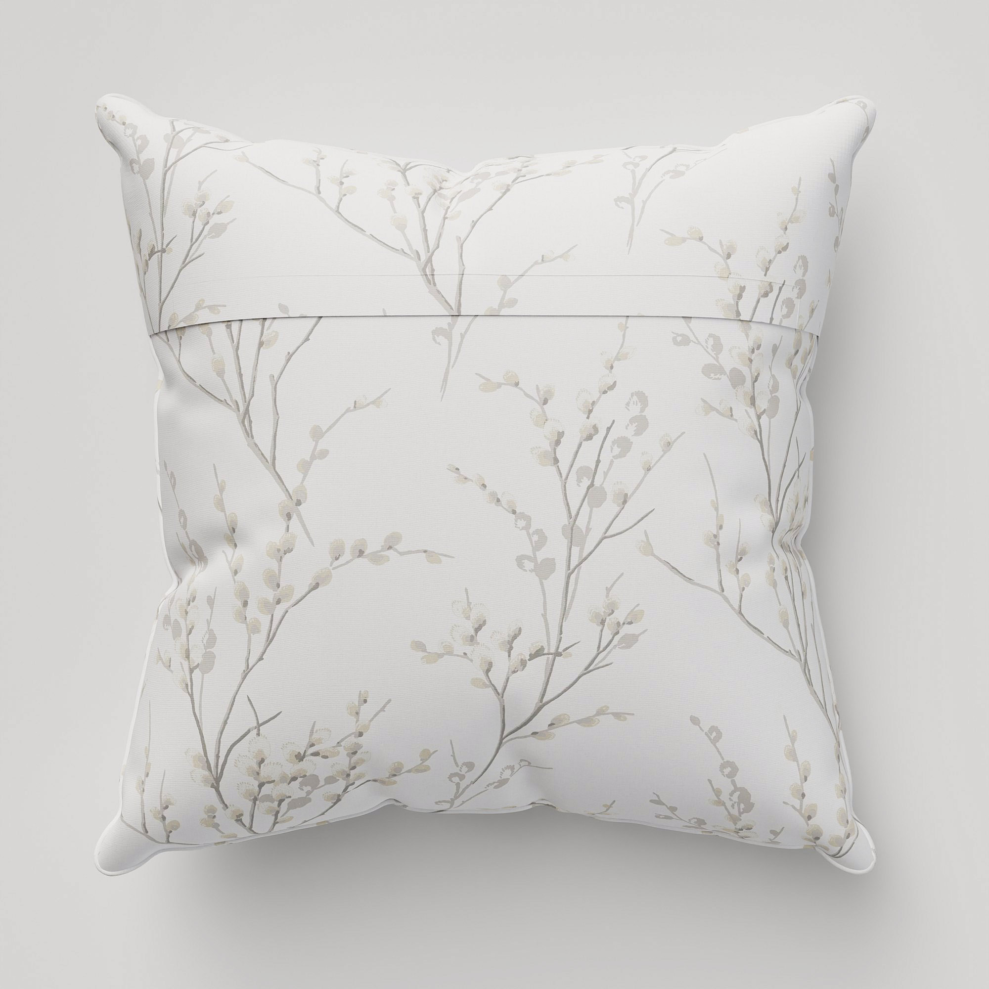 Laura Ashley Pussy Willow Dove Grey Cushion - Image 5