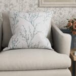 Laura Ashley Pussy Willow Off White/Seaspray Cushion