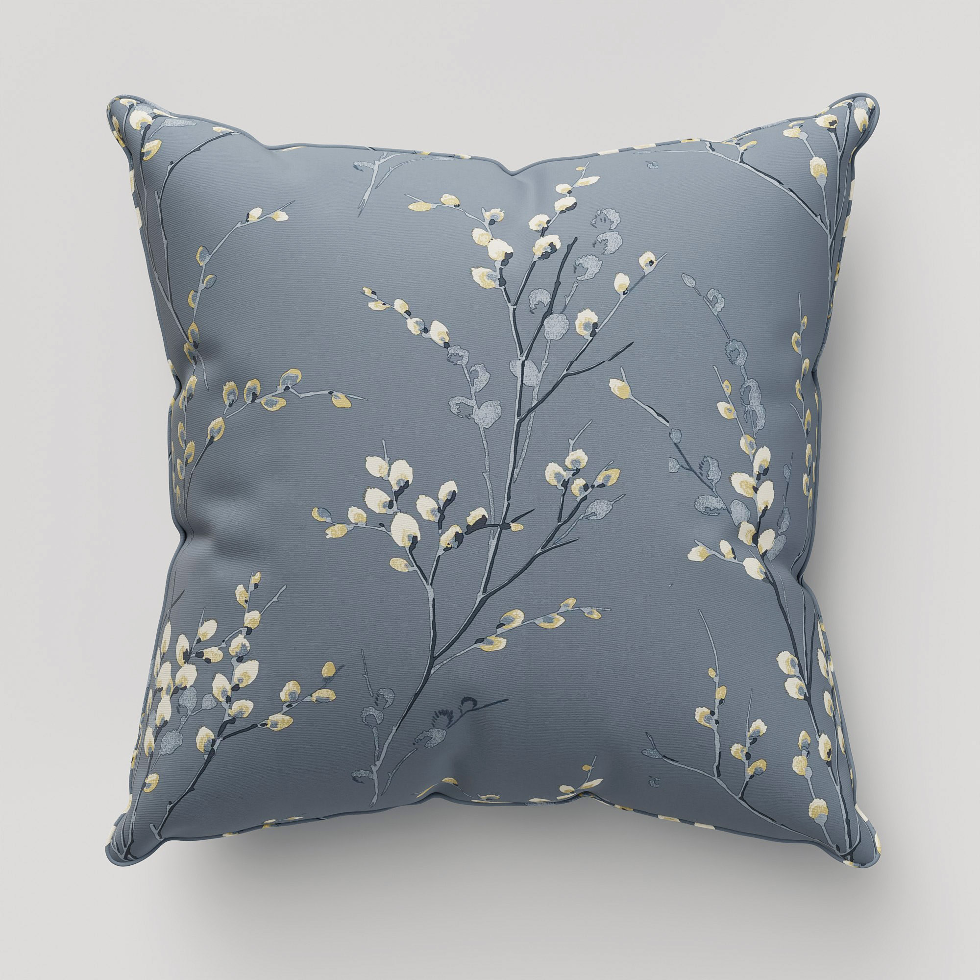 Laura Ashley Pussy Willow Dark Seaspray Cushion - Image 2