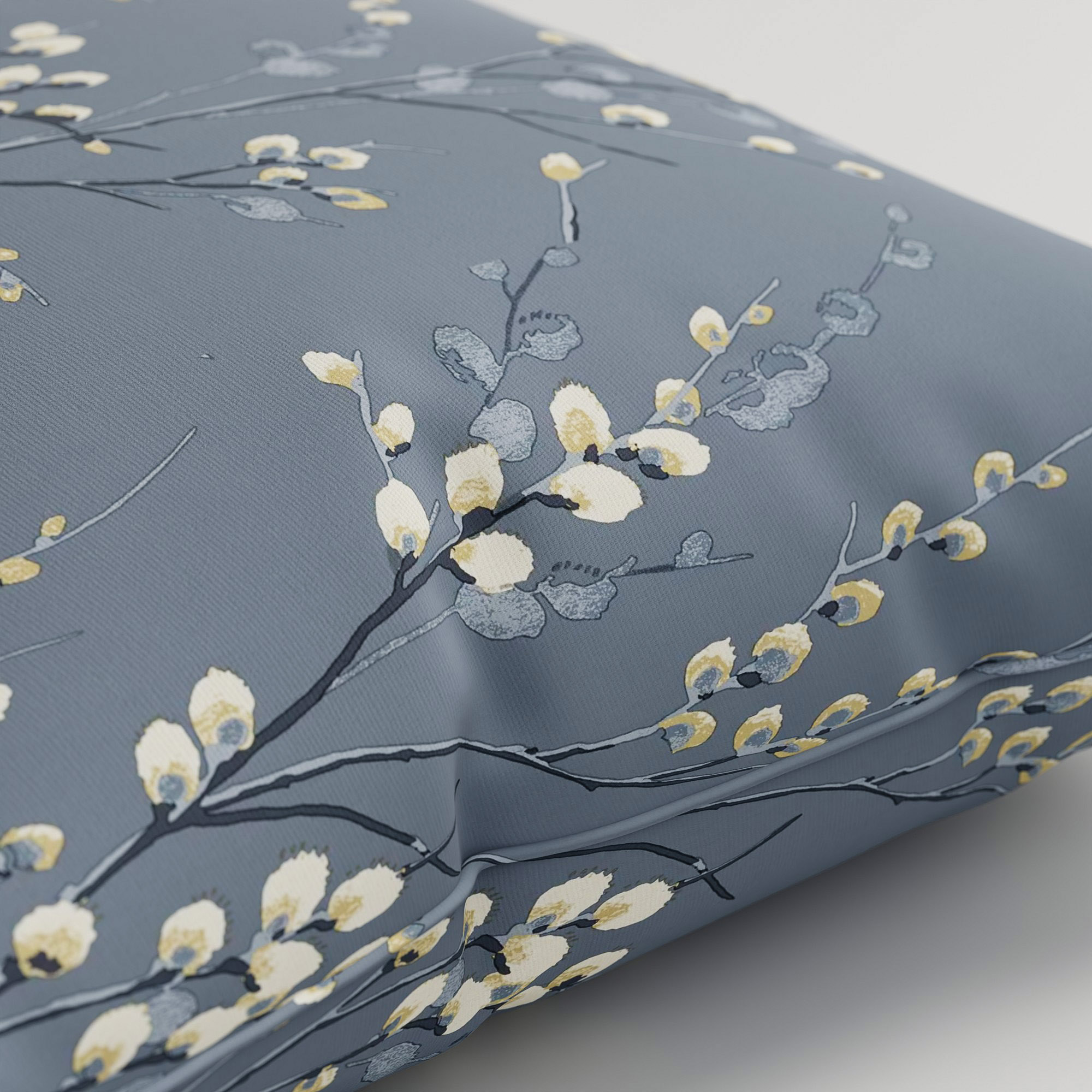 Laura Ashley Pussy Willow Dark Seaspray Cushion - Image 3