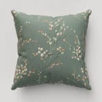 Laura Ashley Pussy Willow Fern Green Cushion