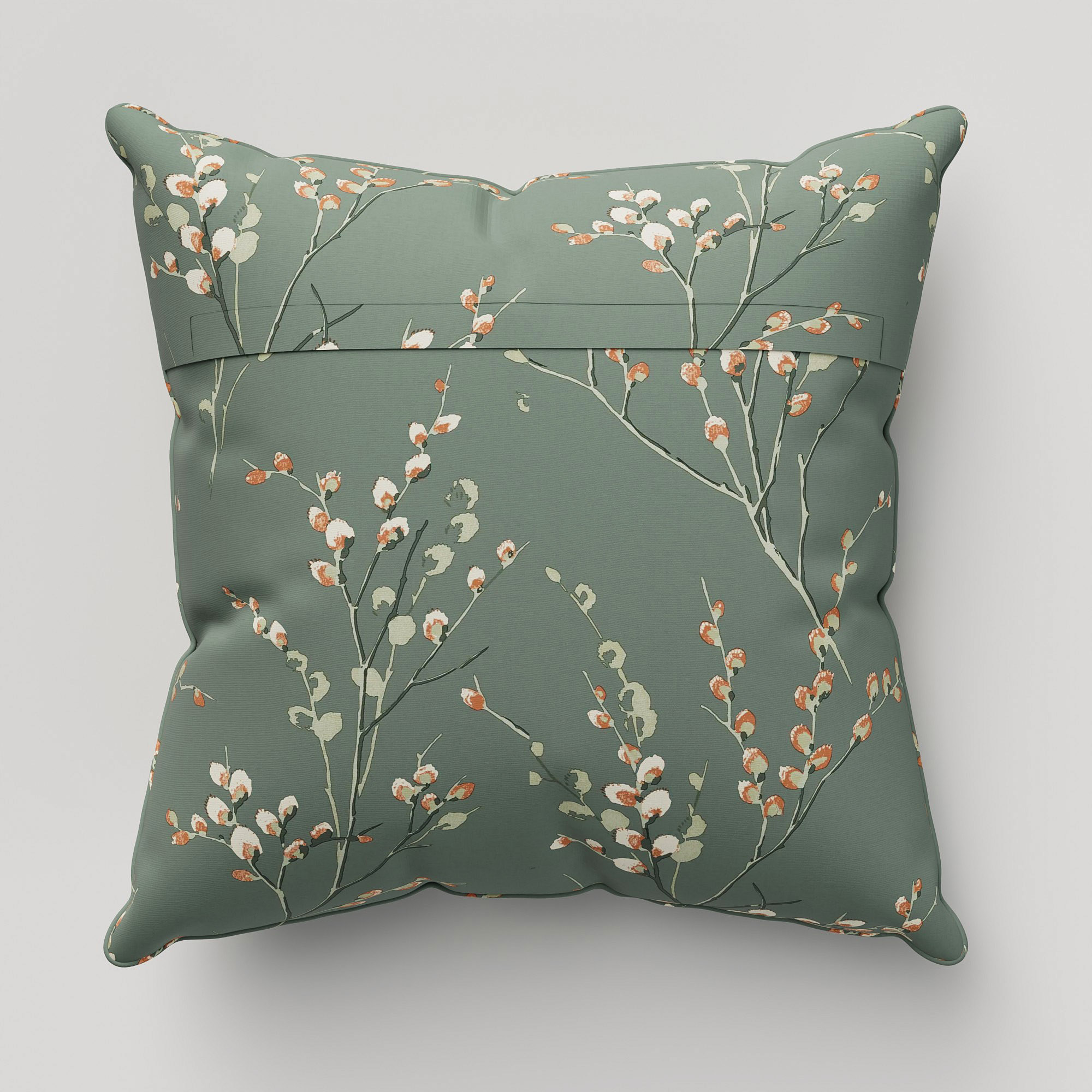 Laura Ashley Pussy Willow Fern Green Cushion - Image 5