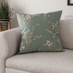 Laura Ashley Pussy Willow Fern Green Cushion