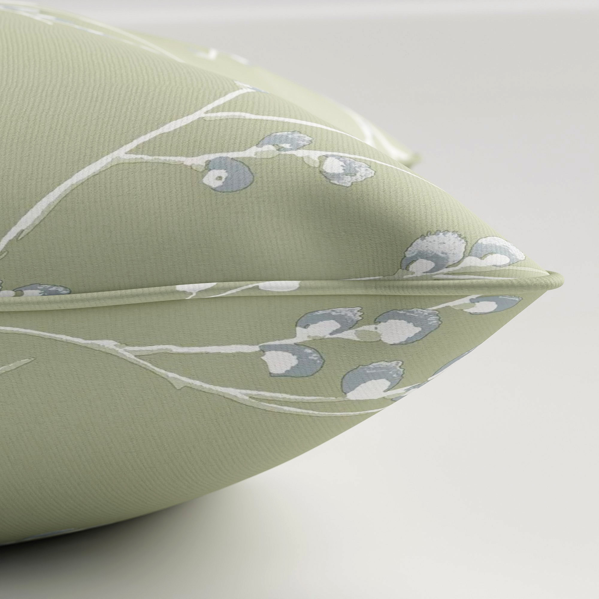 Laura Ashley Pussy Willow Moss Green Cushion - Image 4