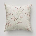 Laura Ashley Pussy Willow Winter Cranberry Red Cushion