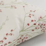 Laura Ashley Pussy Willow Winter Cranberry Red Cushion
