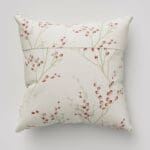 Laura Ashley Pussy Willow Winter Cranberry Red Cushion