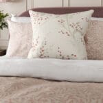 Laura Ashley Pussy Willow Winter Cranberry Red Cushion