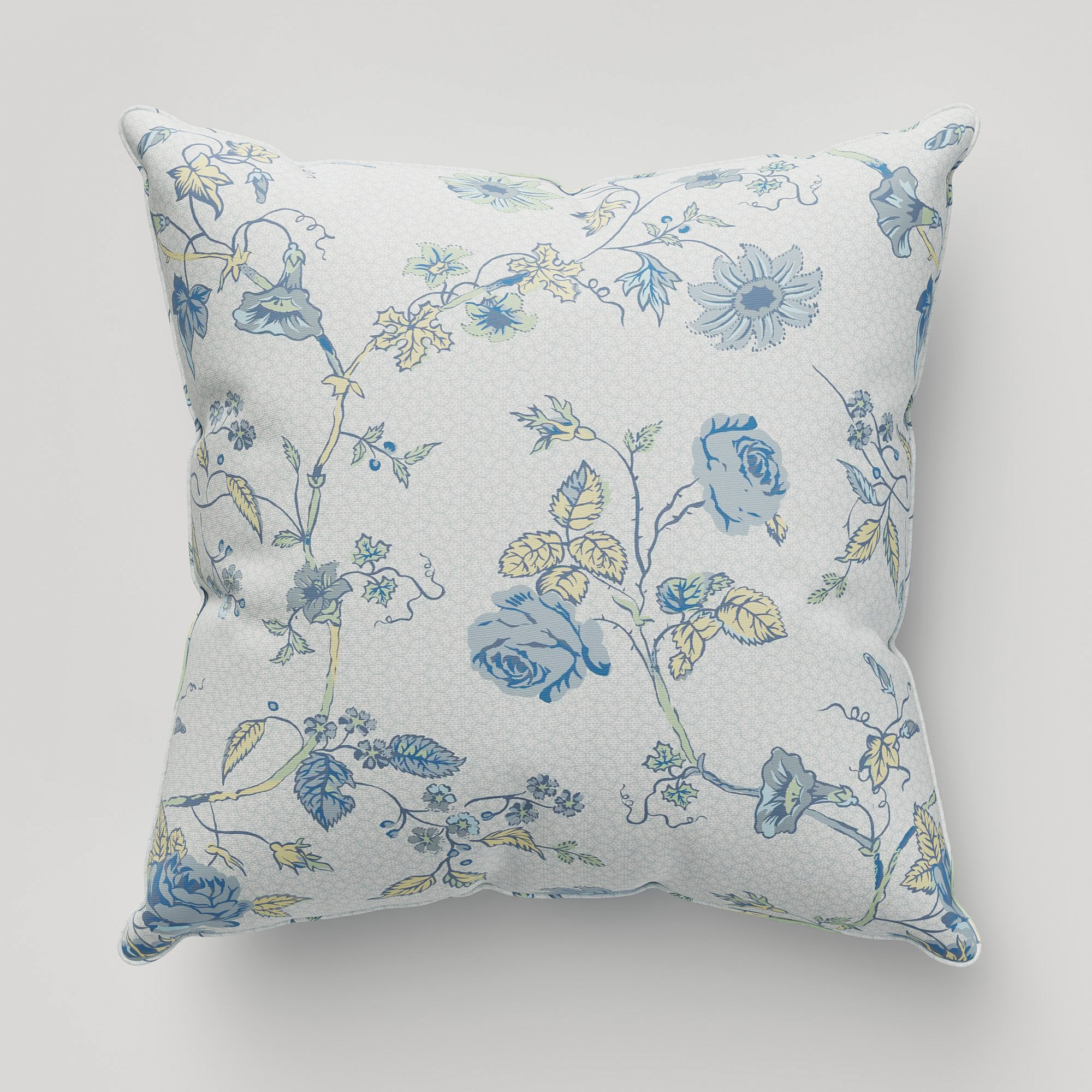 Laura Ashley Rambling Rector Blue Sky Cushion - Image 2