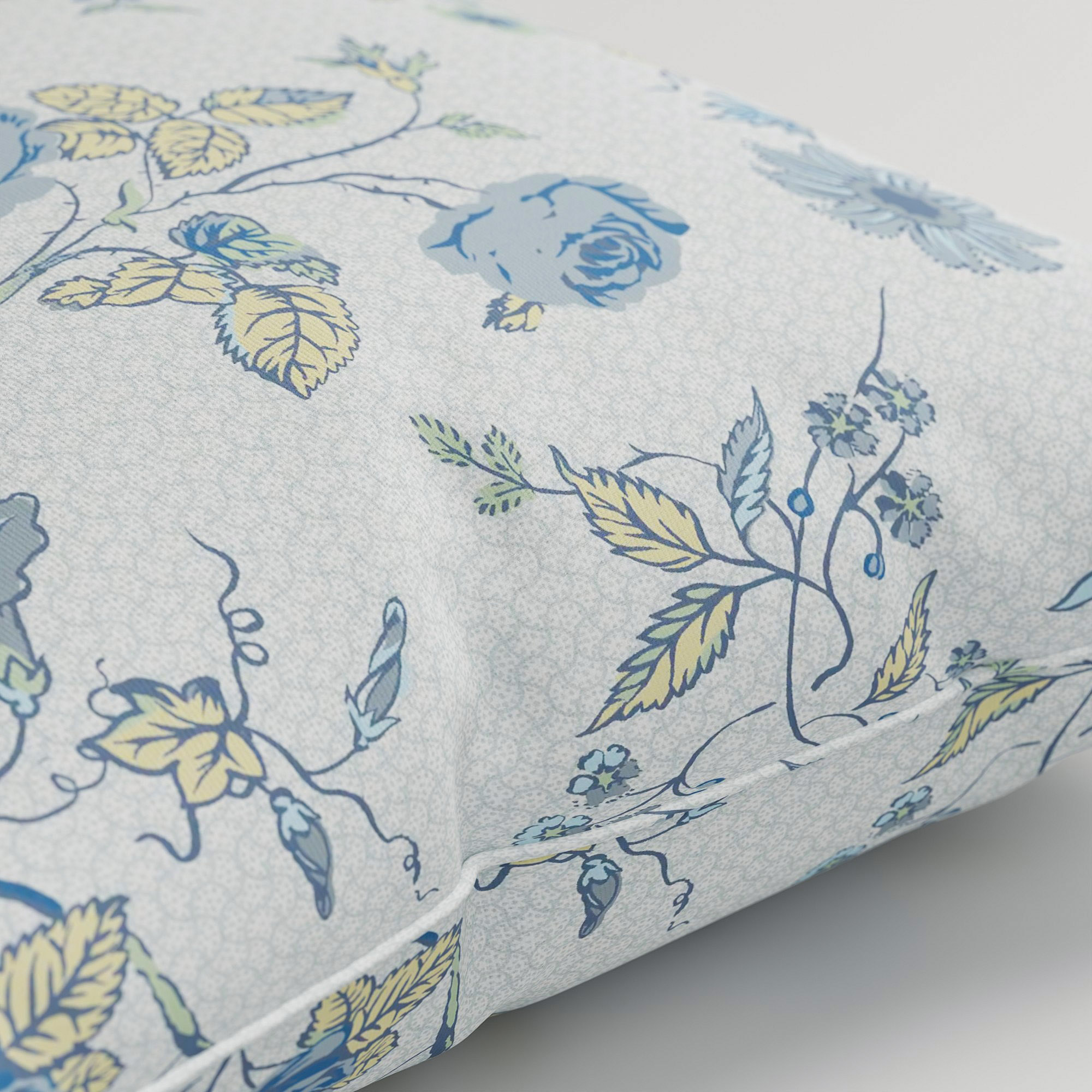 Laura Ashley Rambling Rector Blue Sky Cushion - Image 3