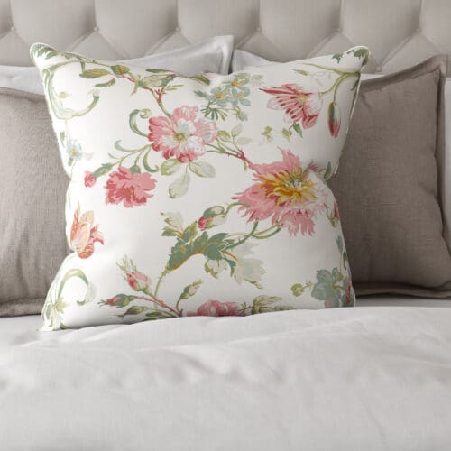 Laura Ashley Rosalind Pale Cranberry Cushion