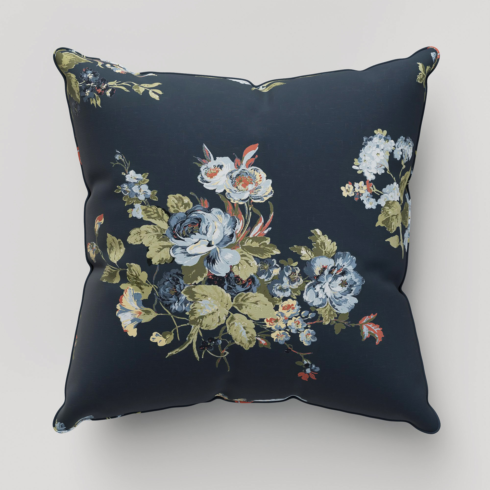 Laura Ashley Rosemore Midnight Cushion - Image 2