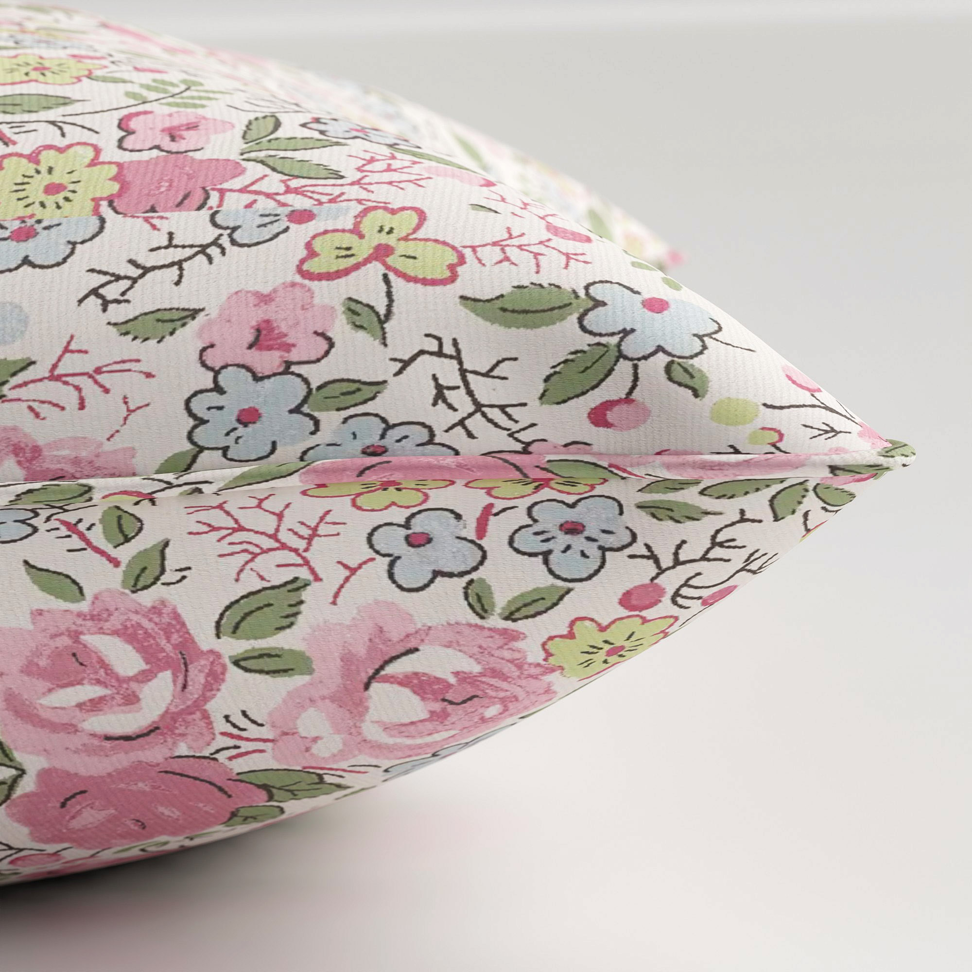Laura Ashley Rowena Peony Pink Cushion - Image 4